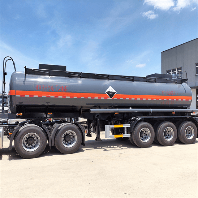 19.9m³ Chemical Corrosive Liquid Transport Tank Semi Trailer