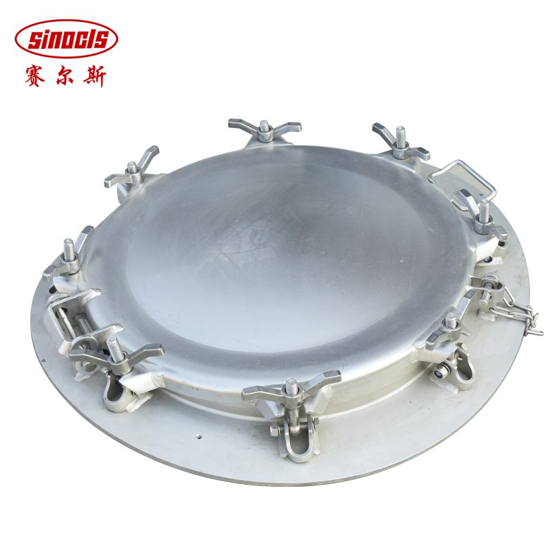 Sinocls DN500 stainless steel ISO tank container manhole cover