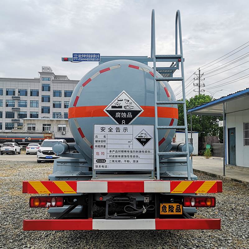 Dongfeng 4x2 hypochlorite sodium hydroxide tanker truck 10000Liters liquid tank truck