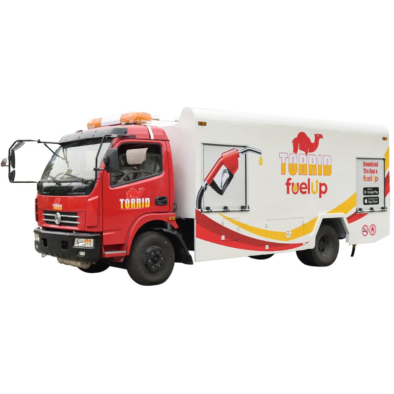 Dongfeng small mini 5000 liter capacity fuel tank truck