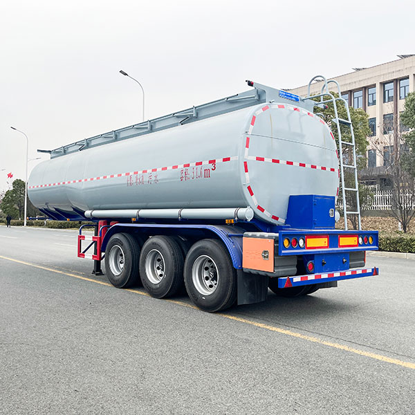 31.6 cbm 3 axle ordinary liquid transport seawater water Reducer delivery semi trailer