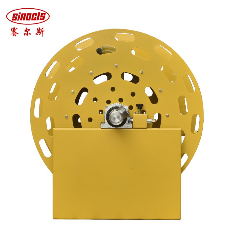 Custom 2.5inch 20m retractable manual fuel delivery reel rack