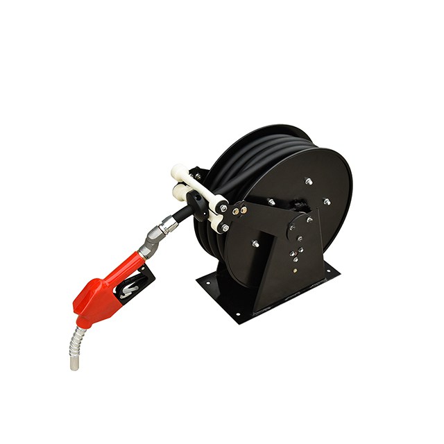 Heavy duty industrial fuel hose reel custom limit reel