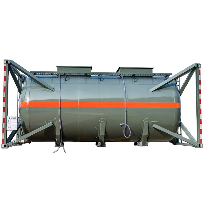 ISO tank containers 20ft to be used with chemical liquid crude oil suluric acid 