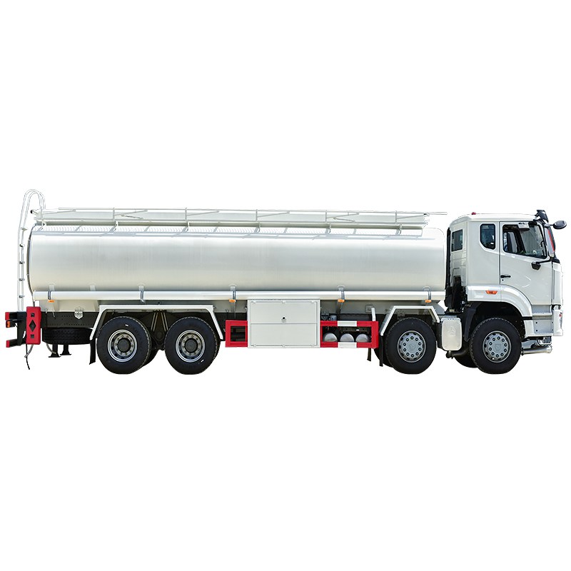 Sinotruck chassis 8x4 4 axles 7 compartment 25000liters capacity fuel tank truck 