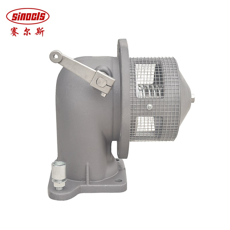 Aluminum alloy manual bottom loading emergency shut off valve