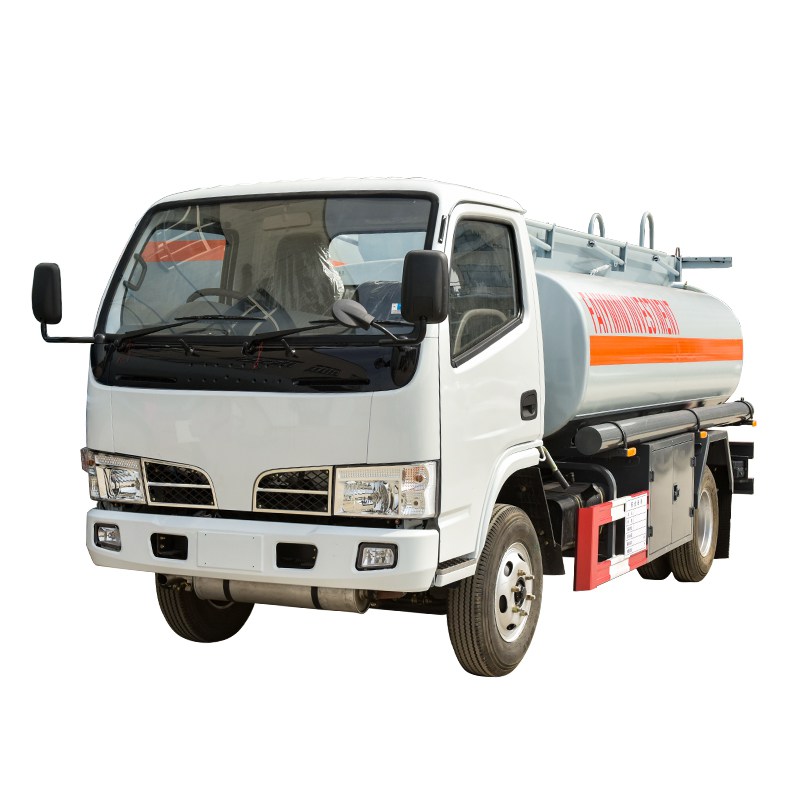 Dongfeng small mobile 6000 liter right hand drive oil fuel tank truck 