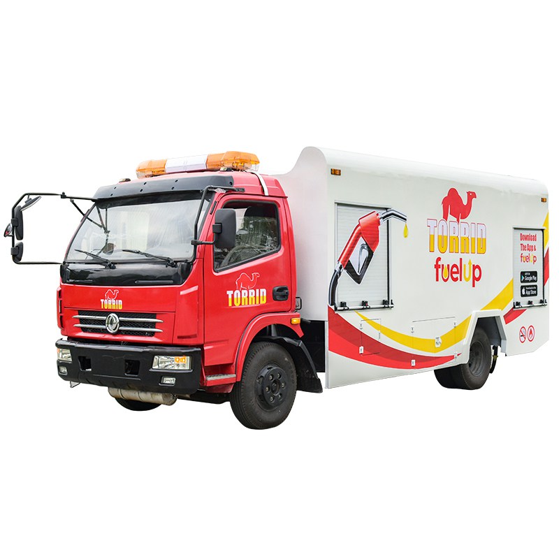 Dongfeng small mini 5000 liter capacity fuel tank truck