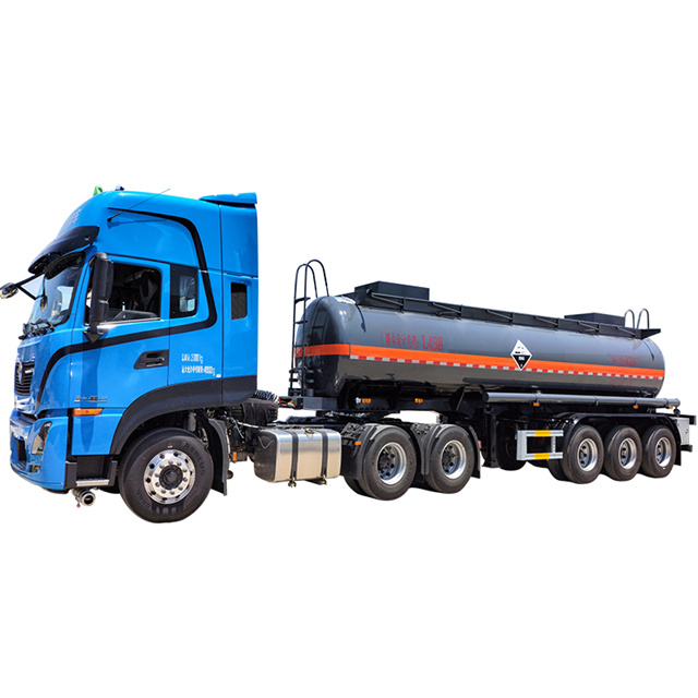 19.9m³ Chemical Corrosive Liquid Transport Tank Semi Trailer