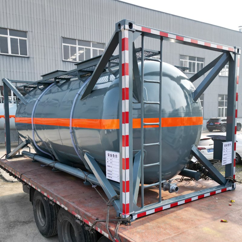 ISO tank containers 20ft to be used with chemical liquid crude oil suluric acid 