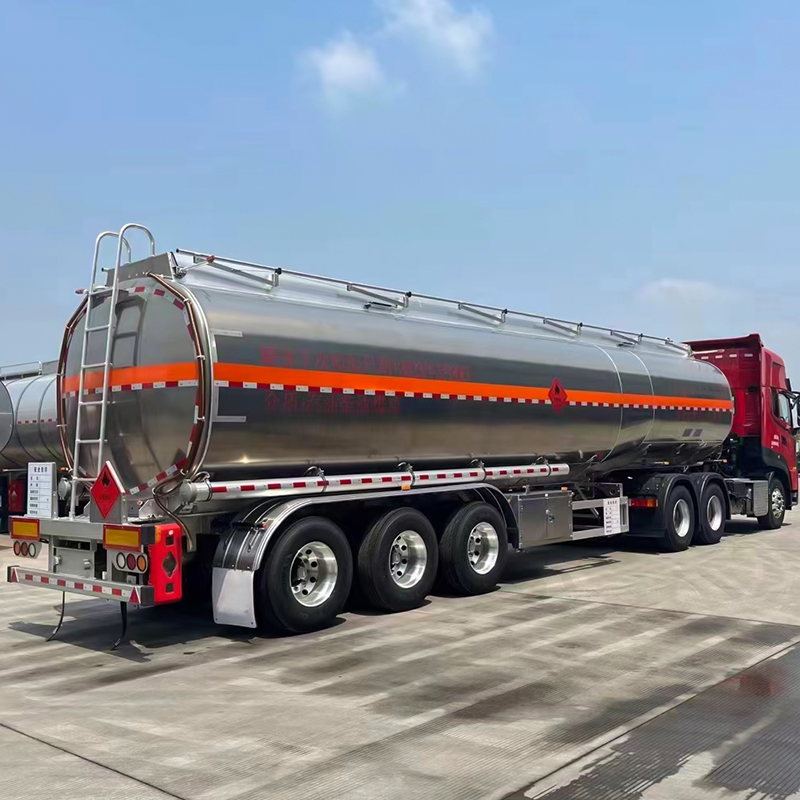 3 4 5 6 compartments 60000 50000 42000 litres oil aluminum fuel tank semi trailer for sale