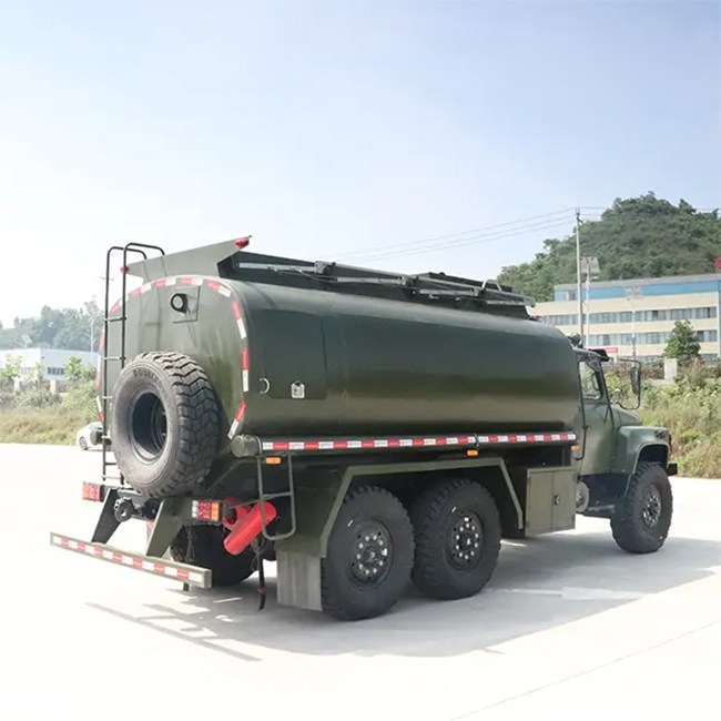 Dongfeng 6wd 6x6 off road diesel fuel tanker oil tank truck