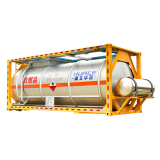 Stainless steel 20FT ISO tank container tank box for transport Yellow Phosphorus 