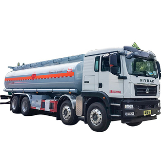 Sitrak 8x4 chemical combustible liquid tanker transport truck capacity 25CBM