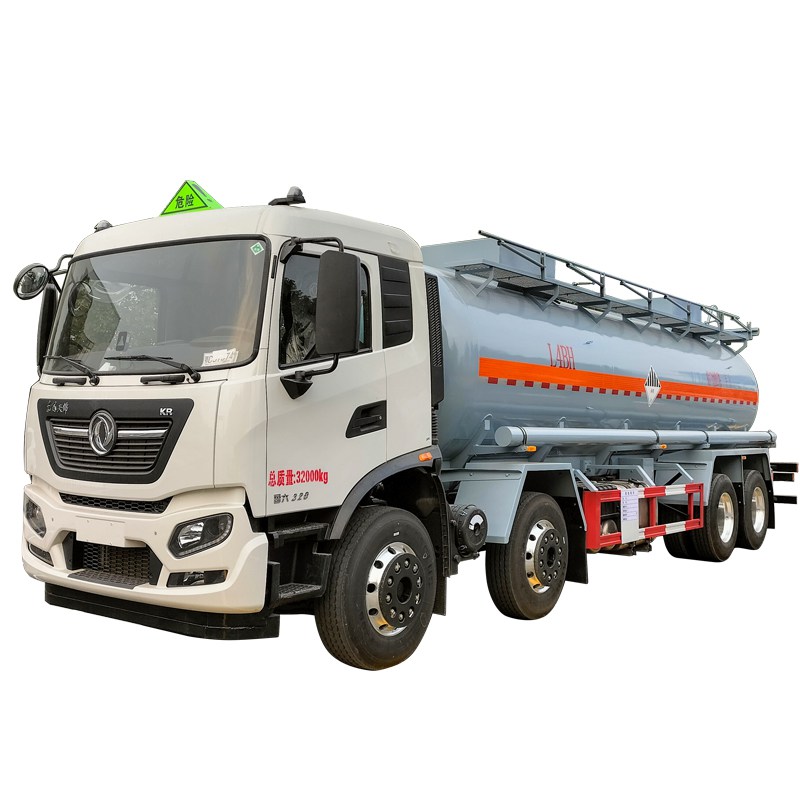 Dongfeng 8x4 Chemical liquid tanker corrosive liquid tank truck transportation of sulfuric acid, liquid alkali