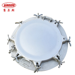 Sinocls DN500 stainless steel ISO tank container manhole cover