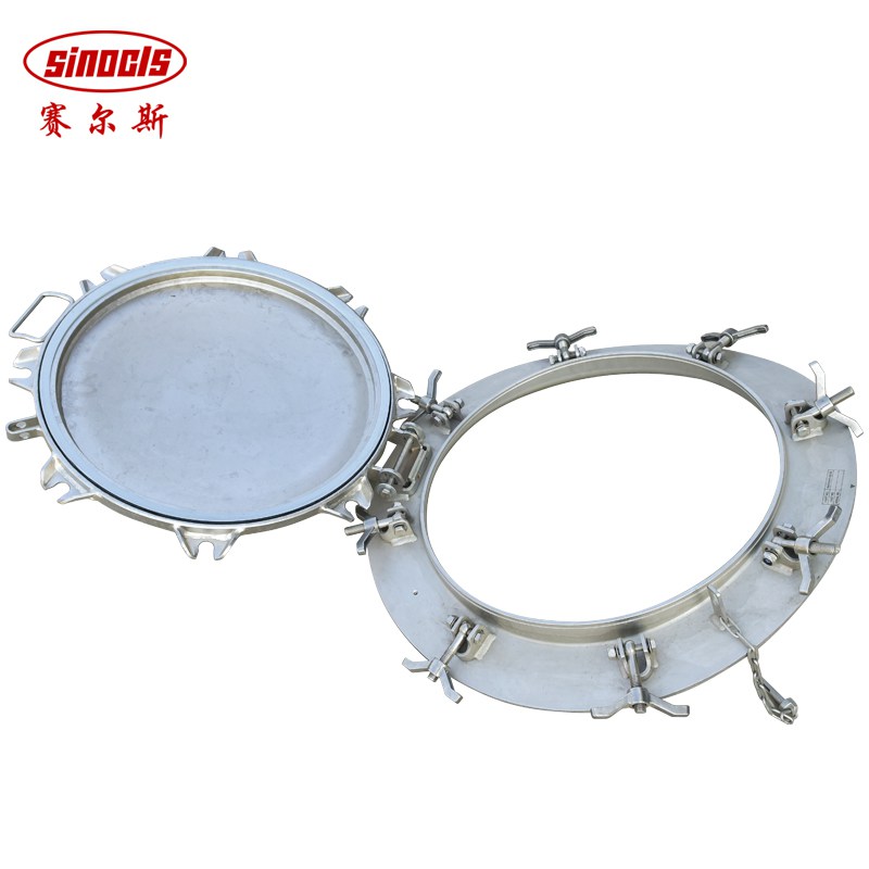 Sinocls DN500 stainless steel ISO tank container manhole cover