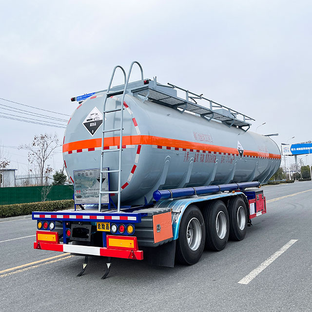 29.2m³ Chemical Corrosive Liquid Transport Tank Semi Trailer