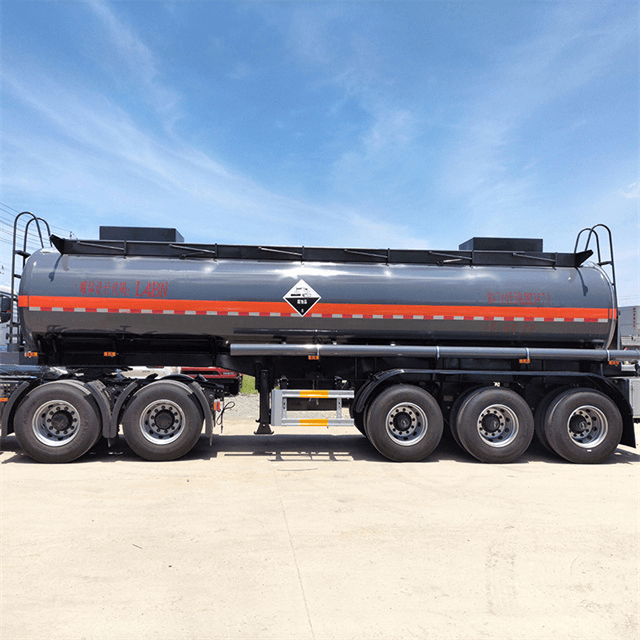 19.9m³ Chemical Corrosive Liquid Transport Tank Semi Trailer