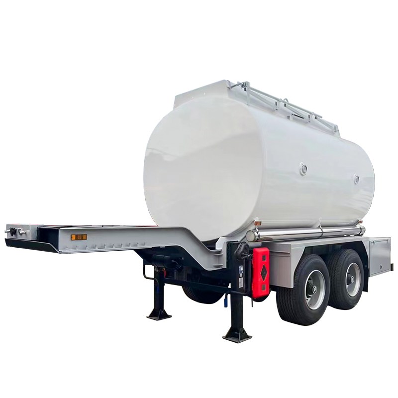 Small fuel oil tank semi trailer custom special fuel tanker olive oil diesel crude vegetable oil storage