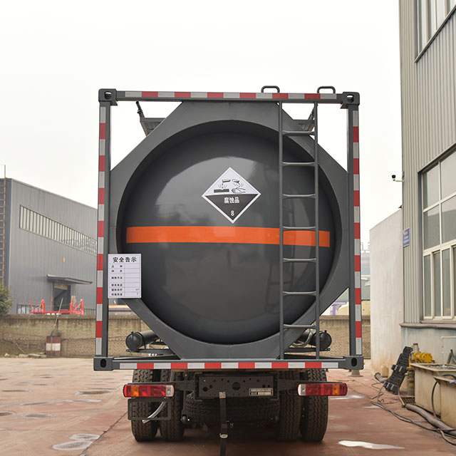 30FT sodium hypochlorite solution liquid tank ISO tank container