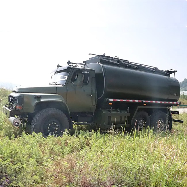 Dongfeng 6wd 6x6 off road diesel fuel tanker oil tank truck