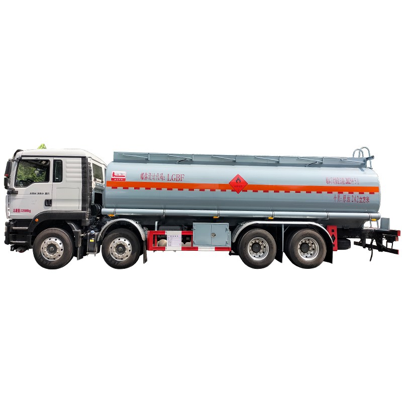 Sitrak 8x4 chemical combustible liquid tanker transport truck capacity 25CBM