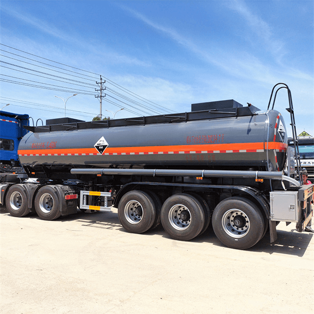 19.9m³ Chemical Corrosive Liquid Transport Tank Semi Trailer