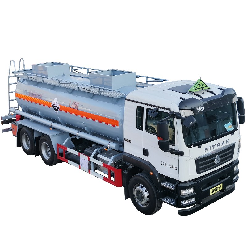 Nitric acid 98 industrial grade transportation truck chemical tanker truck