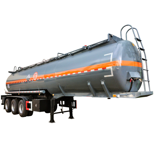 30m³ Chemical Corrosive Liquid Transport Tank Semi Trailer