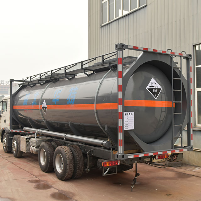 30FT sodium hypochlorite solution liquid tank ISO tank container