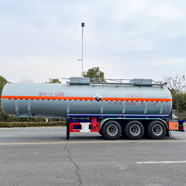 29.2m³ Chemical Corrosive Liquid Transport Tank Semi Trailer