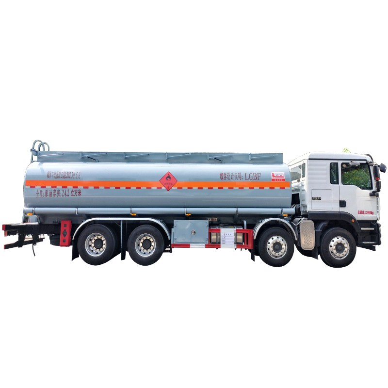 Sitrak 8x4 chemical combustible liquid tanker transport truck capacity 25CBM