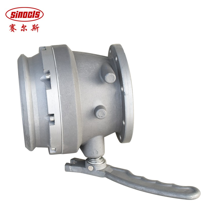 Fuel tanker 4inch aluminum alloy API adaptor bottom valve discharge valve