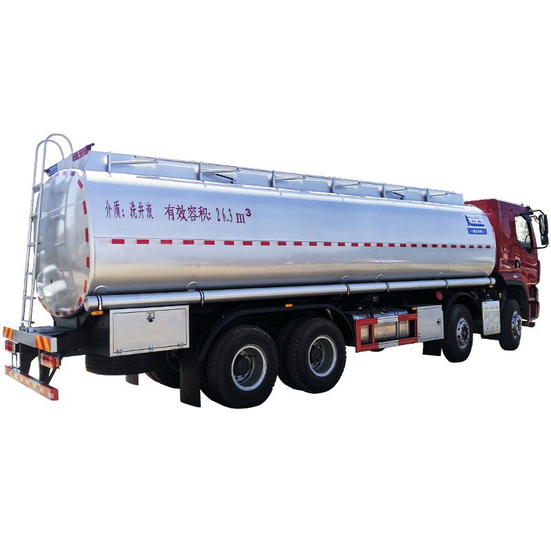 27.6CBM 8x4 dongfeng francturing fluid supply truck chemical liquid tank vehicle for sale