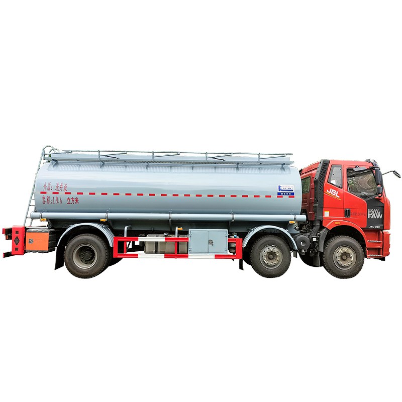 6x2 19.6CBM FAW chemical liquid tanker truck 3 axles transport truck for sale