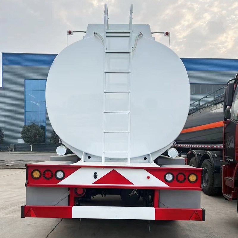 Small fuel oil tank semi trailer custom special fuel tanker olive oil diesel crude vegetable oil storage