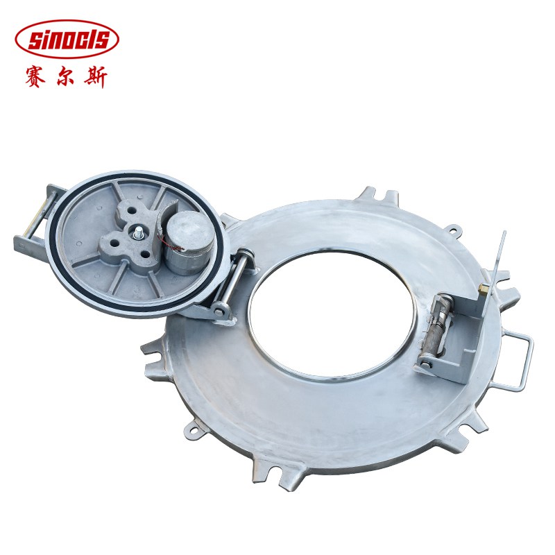 High quality stainless steel six claw quick opening explosion-proof manhole cover manlid with flange