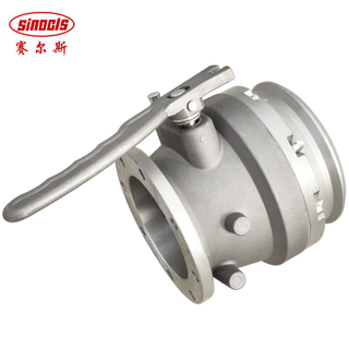 Fuel tanker 4inch aluminum alloy API adaptor bottom valve discharge valve