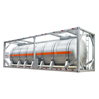 Aluminum alloy 30FT ISO tank container for transport concentrated nitric acid