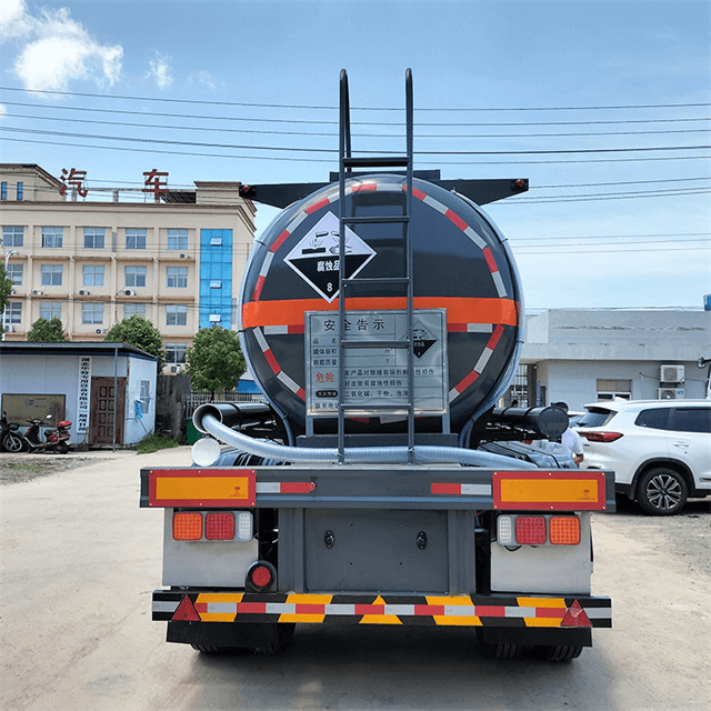 19.9m³ Chemical Corrosive Liquid Transport Tank Semi Trailer