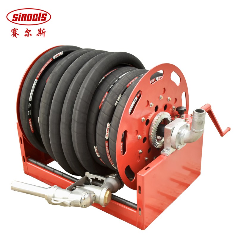 Custom 2inch 20m automatic retractable manual diesel fuel hose reel