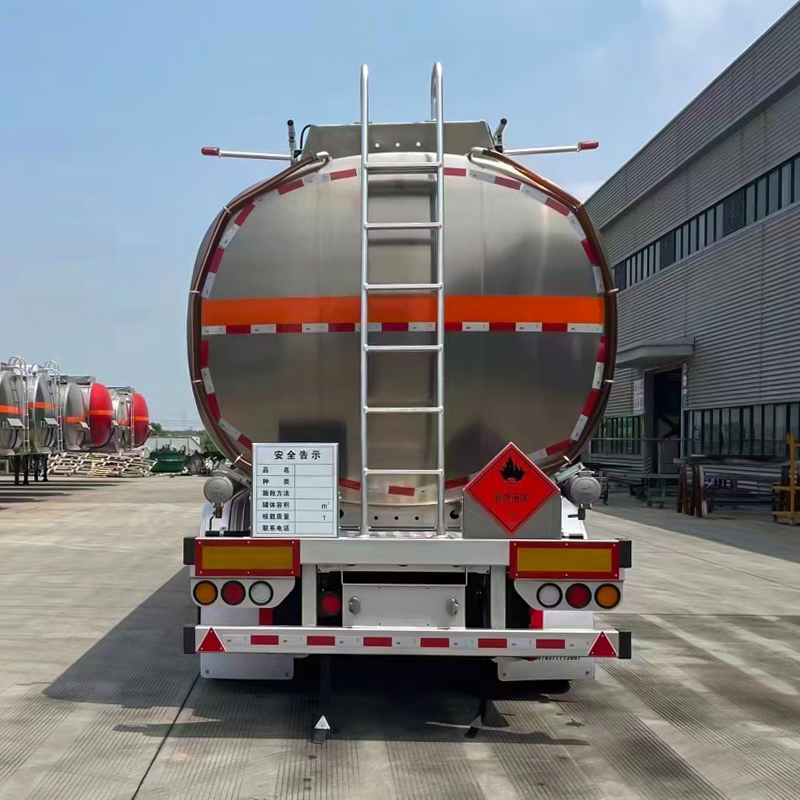 3 4 5 6 compartments 60000 50000 42000 litres oil aluminum fuel tank semi trailer for sale