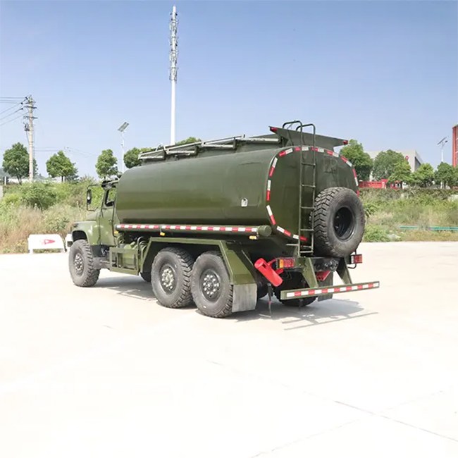 Dongfeng 6wd 6x6 off road diesel fuel tanker oil tank truck