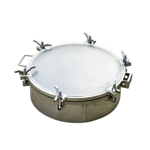 Factory sale stainless steel quick opening manhole cover for chemical tank truck