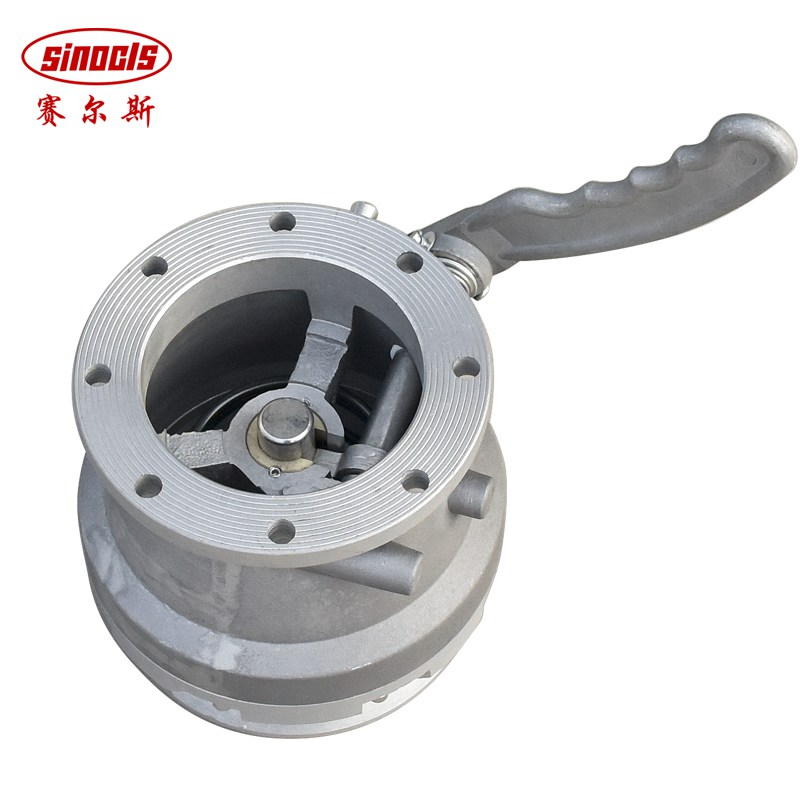 Fuel tanker 4inch aluminum alloy API adaptor bottom valve discharge valve