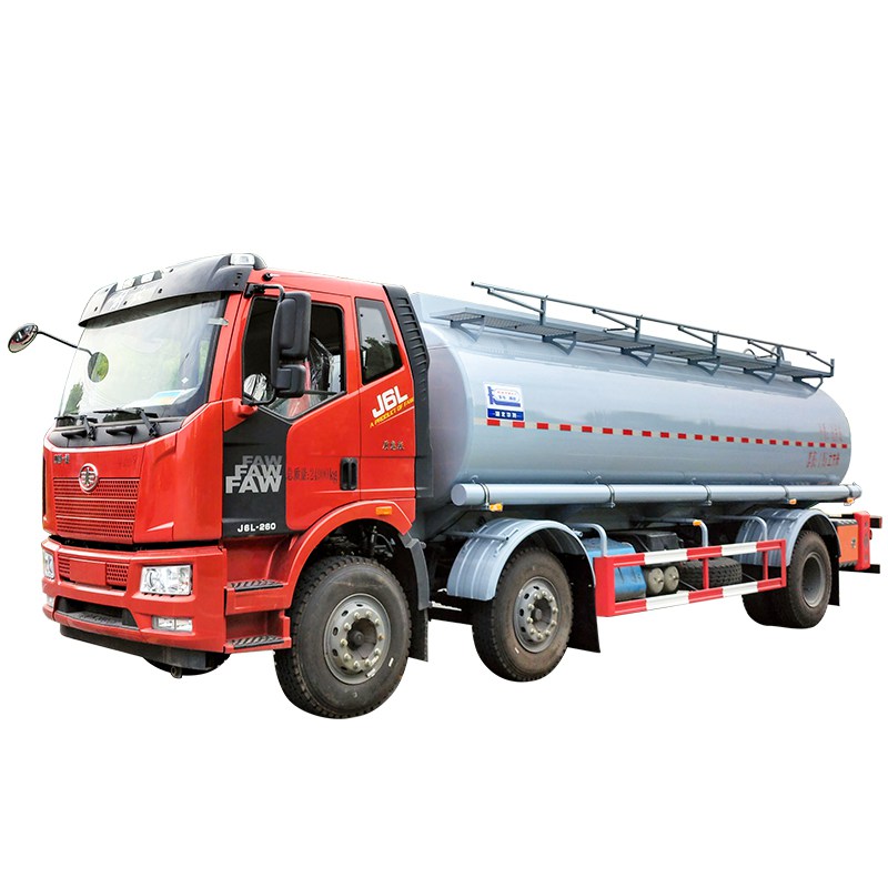 6x2 19.6CBM FAW chemical liquid tanker truck 3 axles transport truck for sale