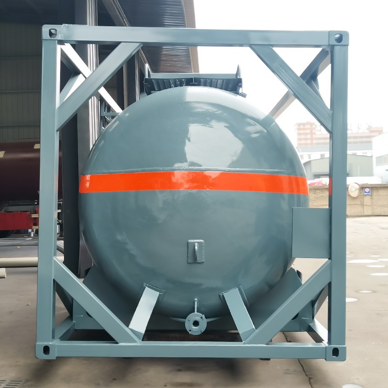 Stainless steel tank 30FT iso tank container for transporting chemical liquid 