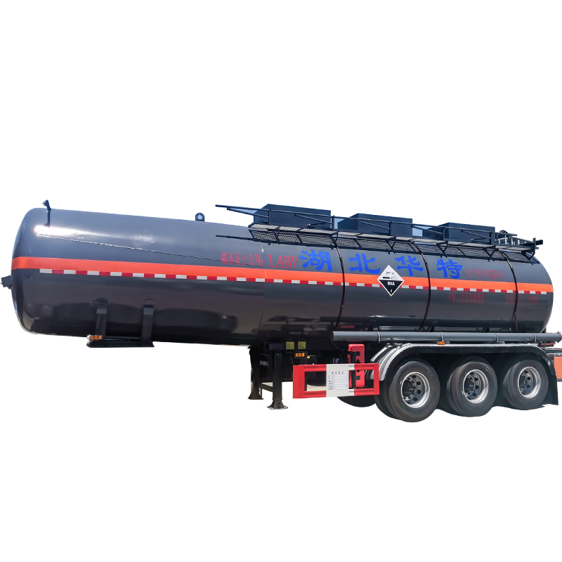 29cbm Chemical Sulfuric Acid Liquid Transport Tanker Truck Semi Trailer