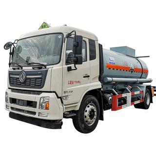 Dongfeng 4x2 hypochlorite sodium hydroxide tanker truck 10000Liters liquid tank truck